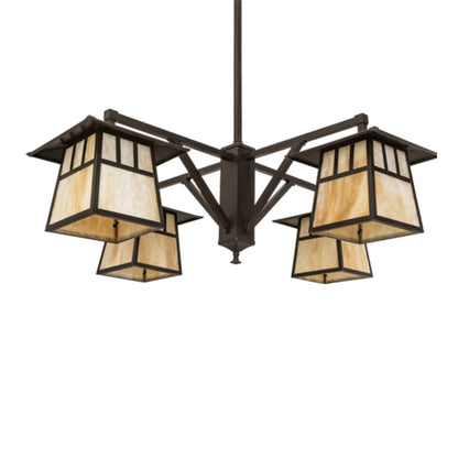 Meyda Tiffany Stillwater 4 Light 47" Wide Chandelier