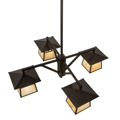 Meyda Tiffany Stillwater 4 Light 47" Wide Chandelier