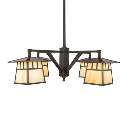 Meyda Tiffany Stillwater 4 Light 47" Wide Chandelier