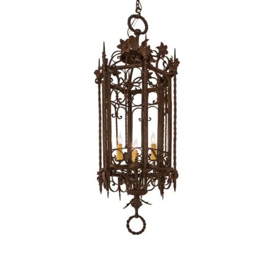 Meyda Tiffany Gordes 3 Light 28" Wide Candle Style Chandelier