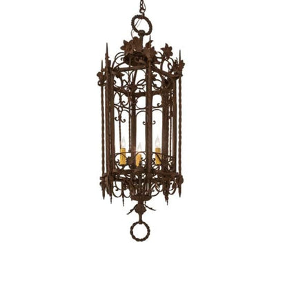 Meyda Tiffany Gordes 3 Light 28" Wide Candle Style Chandelier