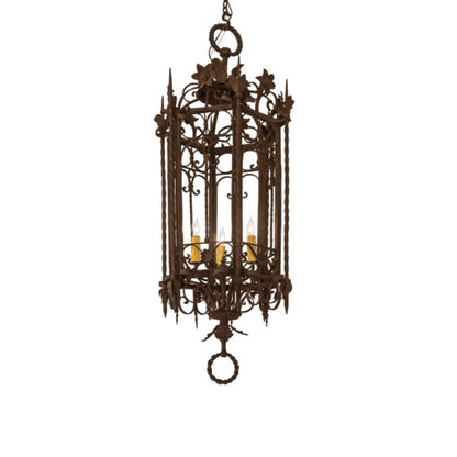 Meyda Tiffany Gordes 3 Light 28" Wide Candle Style Chandelier