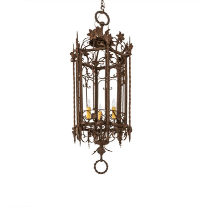 Meyda Tiffany Gordes 3 Light 28" Wide Candle Style Chandelier