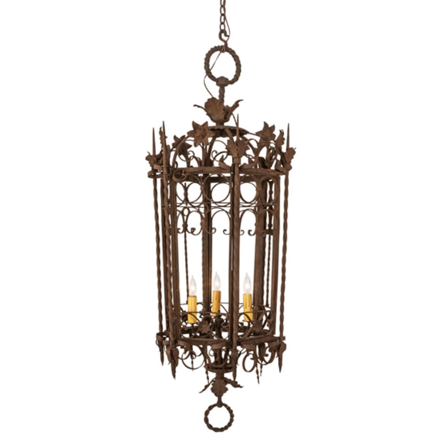 Meyda Tiffany Gordes 3 Light 28" Wide Candle Style Chandelier