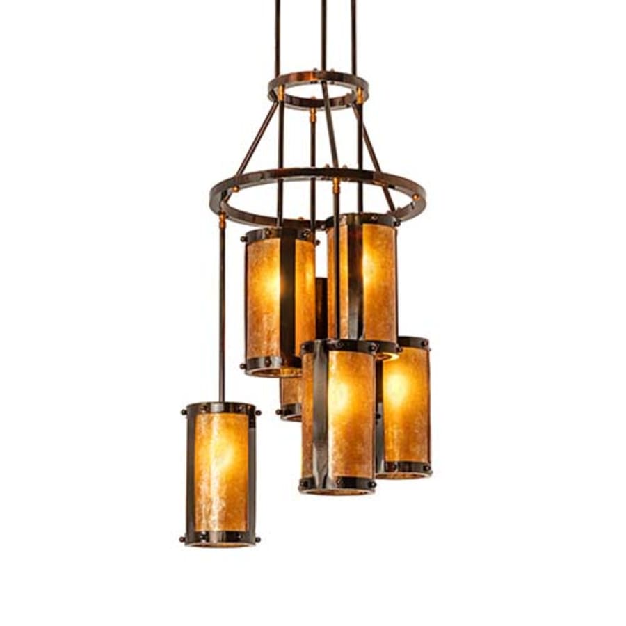 Meyda Tiffany Cartier 6 Light 24" Wide Ring Chandelier