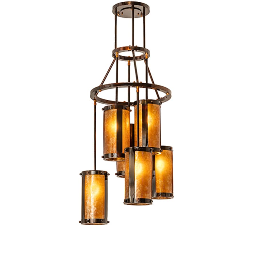 Meyda Tiffany Cartier 6 Light 24" Wide Ring Chandelier