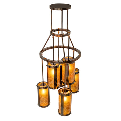Meyda Tiffany Cartier 6 Light 24" Wide Ring Chandelier