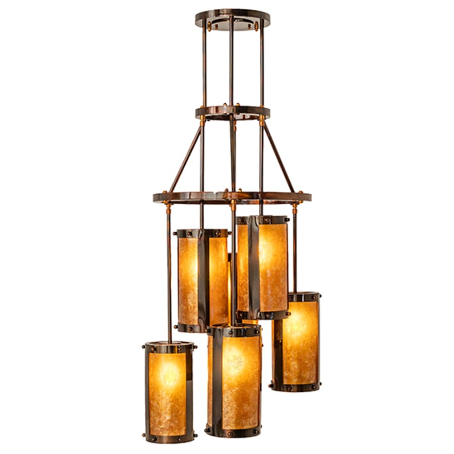 Meyda Tiffany Cartier 6 Light 24" Wide Ring Chandelier