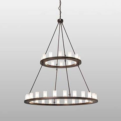 Meyda Tiffany Loxley 36 Light 72" Wide Ring Chandelier