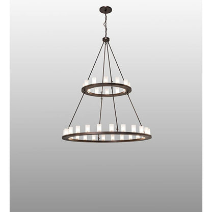 Meyda Tiffany Loxley 36 Light 72" Wide Ring Chandelier