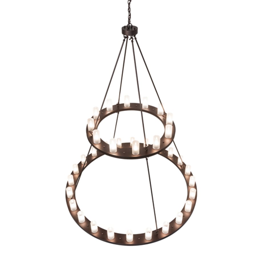 Meyda Tiffany Loxley 36 Light 72" Wide Ring Chandelier