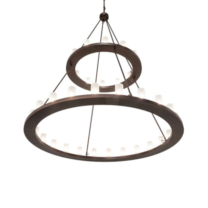 Meyda Tiffany Loxley 36 Light 72" Wide Ring Chandelier