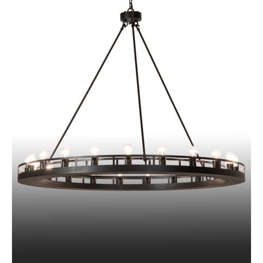 Meyda Tiffany Barbury 21 Light 60" Wide Ring Chandelier