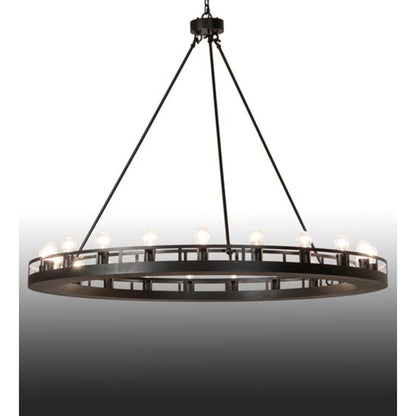 Meyda Tiffany Barbury 21 Light 60" Wide Ring Chandelier