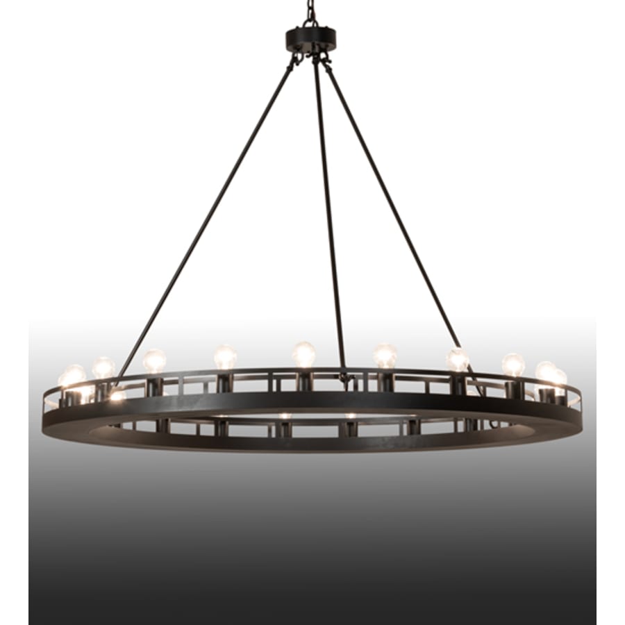 Meyda Tiffany Barbury 21 Light 60" Wide Ring Chandelier