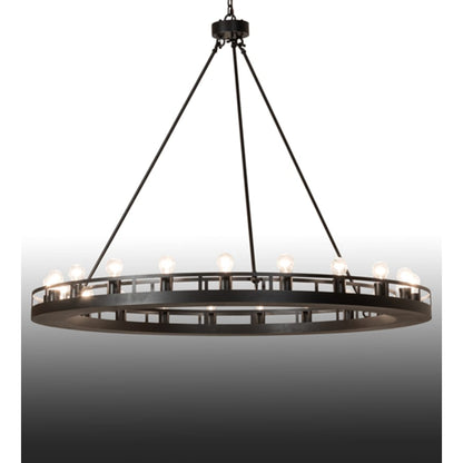 Meyda Tiffany Barbury 21 Light 60" Wide Ring Chandelier