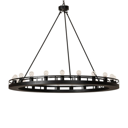 Meyda Tiffany Barbury 21 Light 60" Wide Ring Chandelier
