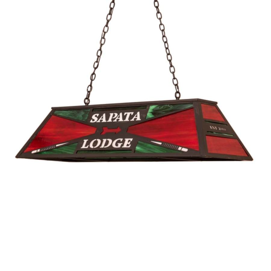 Meyda Tiffany 6 Light 48" Wide Billiard Linear Pendant