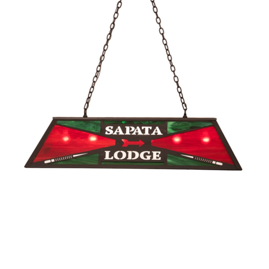 Meyda Tiffany 6 Light 48" Wide Billiard Linear Pendant