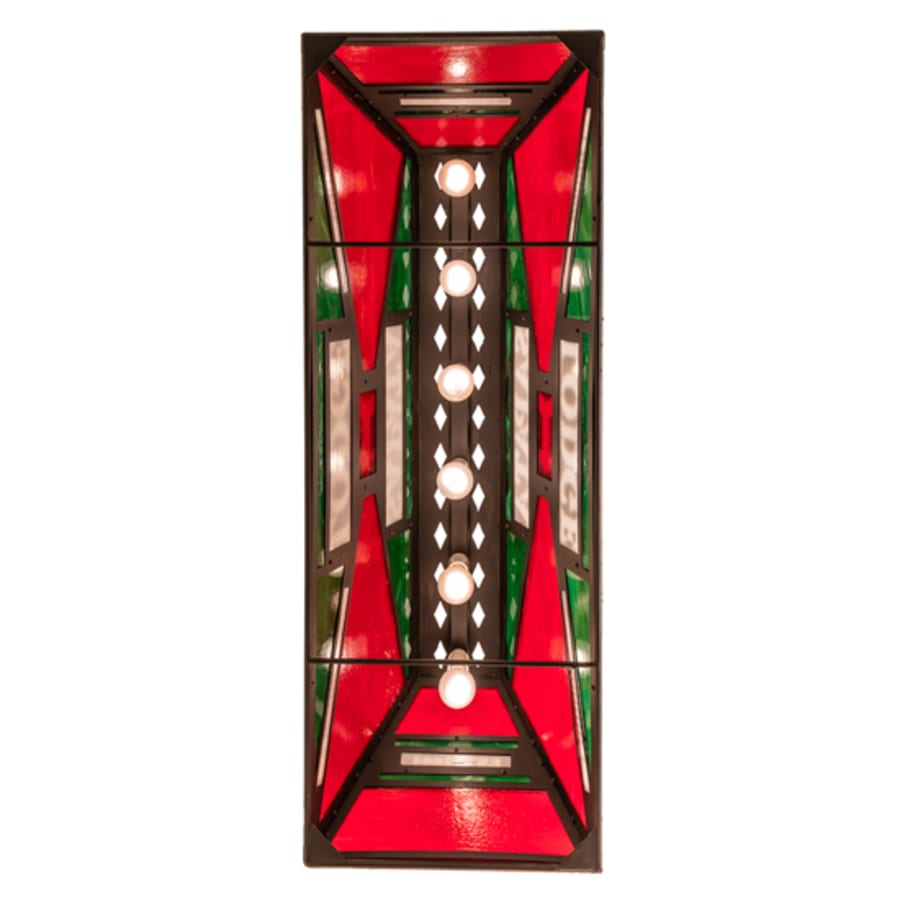 Meyda Tiffany 6 Light 48" Wide Billiard Linear Pendant