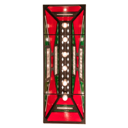 Meyda Tiffany 6 Light 48" Wide Billiard Linear Pendant