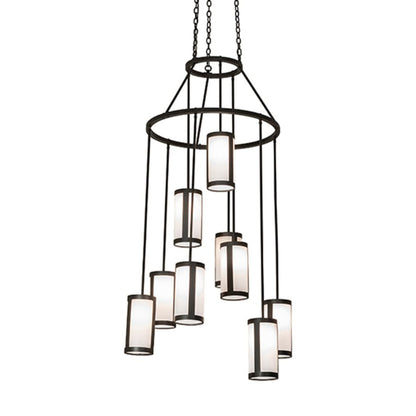 Meyda Tiffany Cartier 9 Light 35" Wide Ring Chandelier