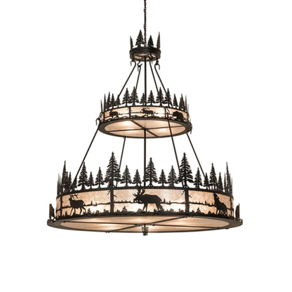 Meyda Tiffany 12 Light 72" Wide Pendant
