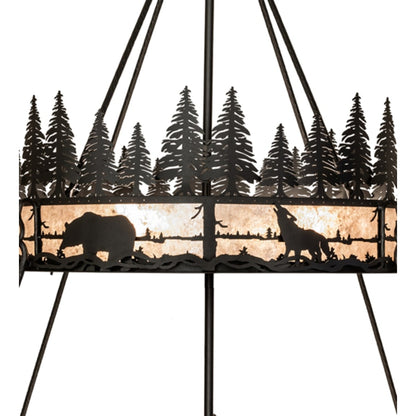 Meyda Tiffany 12 Light 72" Wide Pendant