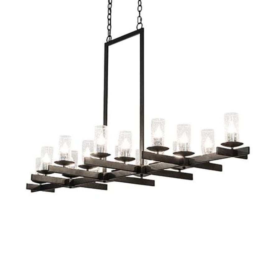 Meyda Tiffany Long Dante 16 Light 72" Wide Linear Chandelier