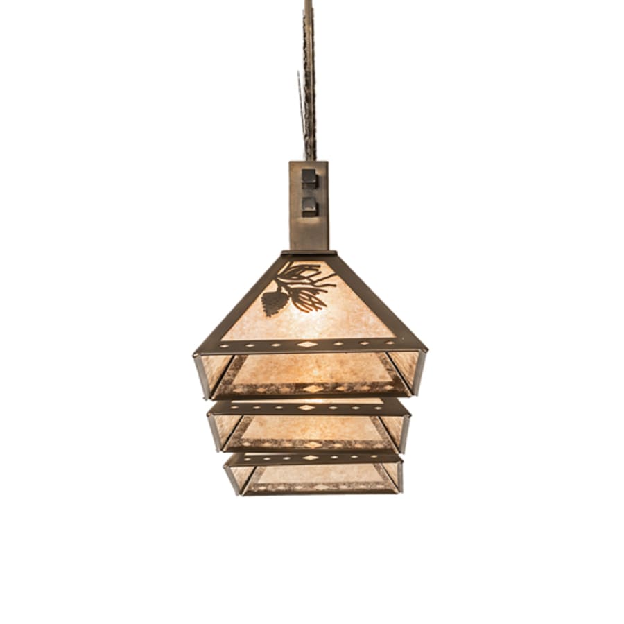 Meyda Tiffany 3 Light 45" Wide Linear Pendant
