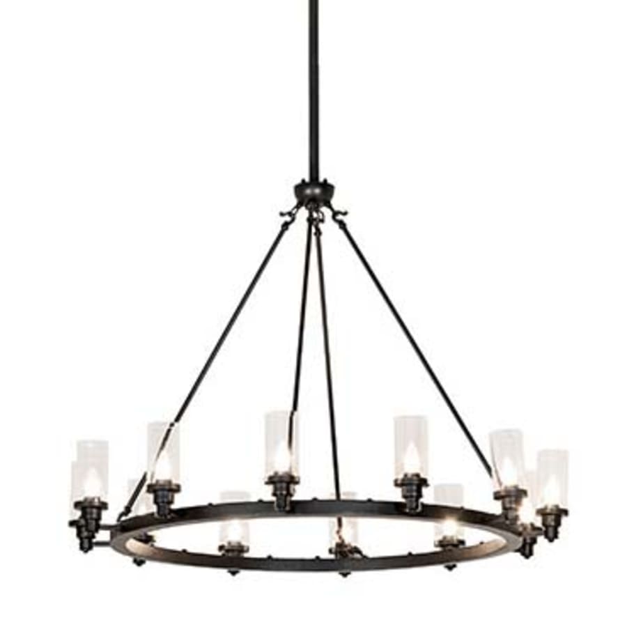 Meyda Tiffany Loxley 12 Light 46" Wide Ring Chandelier