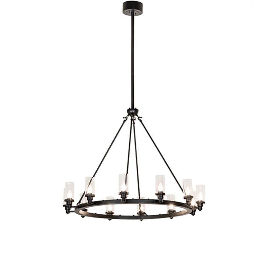 Meyda Tiffany Loxley 12 Light 46" Wide Ring Chandelier