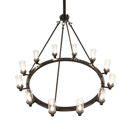 Meyda Tiffany Loxley 12 Light 46" Wide Ring Chandelier