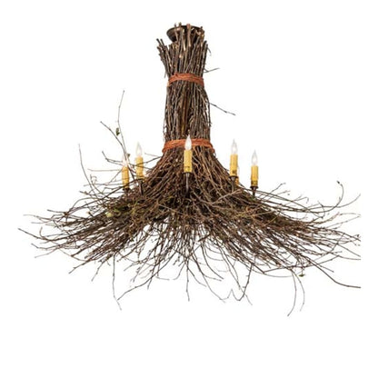 Meyda Tiffany Twigs 8 Light 36" Wide Abstract Chandelier