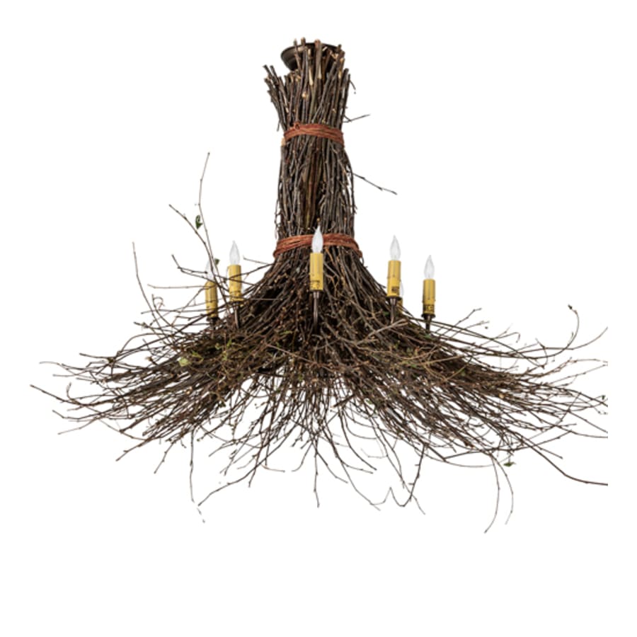 Meyda Tiffany Twigs 8 Light 36" Wide Abstract Chandelier