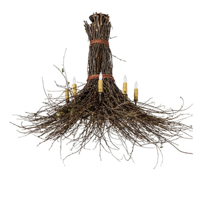 Meyda Tiffany Twigs 8 Light 36" Wide Abstract Chandelier