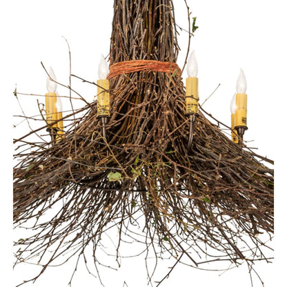 Meyda Tiffany Twigs 8 Light 36" Wide Abstract Chandelier