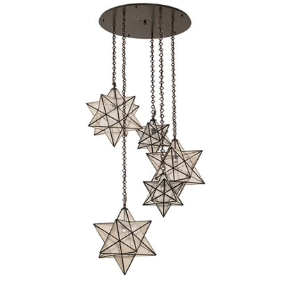Meyda Tiffany 5 Light 38" Wide Multi Light Pendant