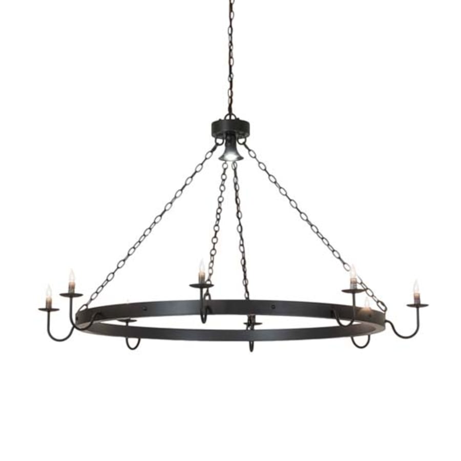 Meyda Tiffany Suffolk 8 Light 60" Wide Taper Candle Ring Chandelier