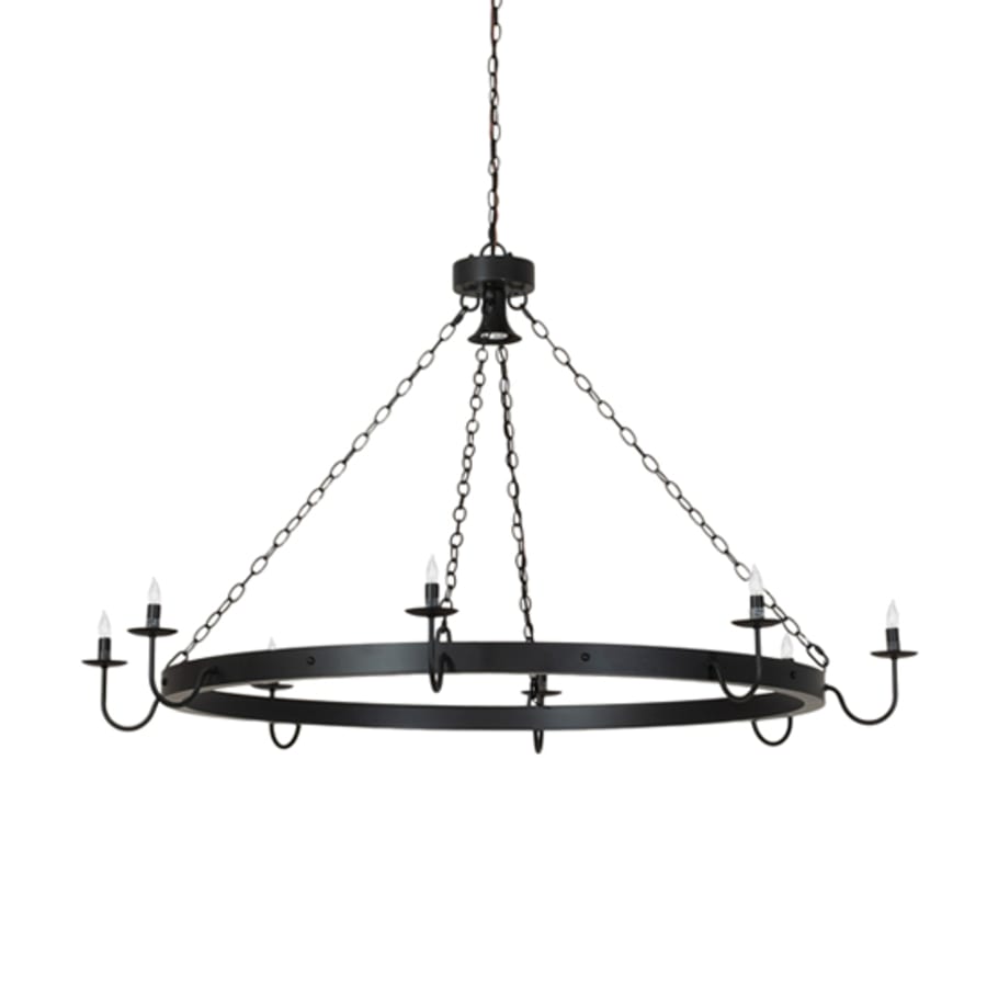 Meyda Tiffany Suffolk 8 Light 60" Wide Taper Candle Ring Chandelier