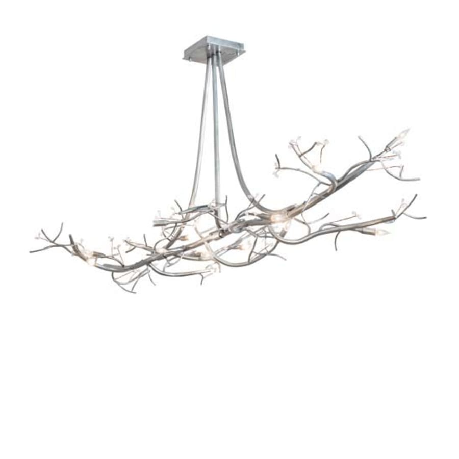 Meyda Tiffany Long Winter Solstice 12 Light 72" Wide Linear Chandelier