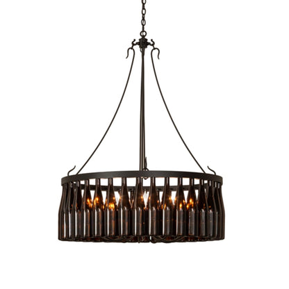 Meyda Tiffany Tuscan Vineyard 12 Light 36" Wide Ring Chandelier