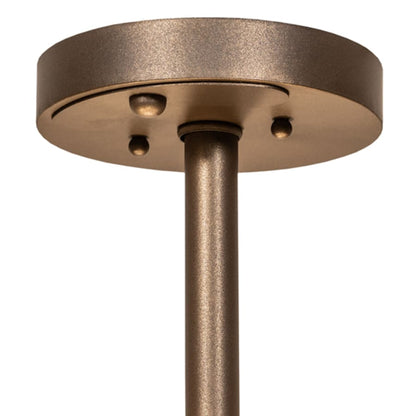 Meyda Tiffany Hampton 4 Light 30" Wide Semi-Flush Bowl Ceiling Fixture - Tyler Bronze Finish