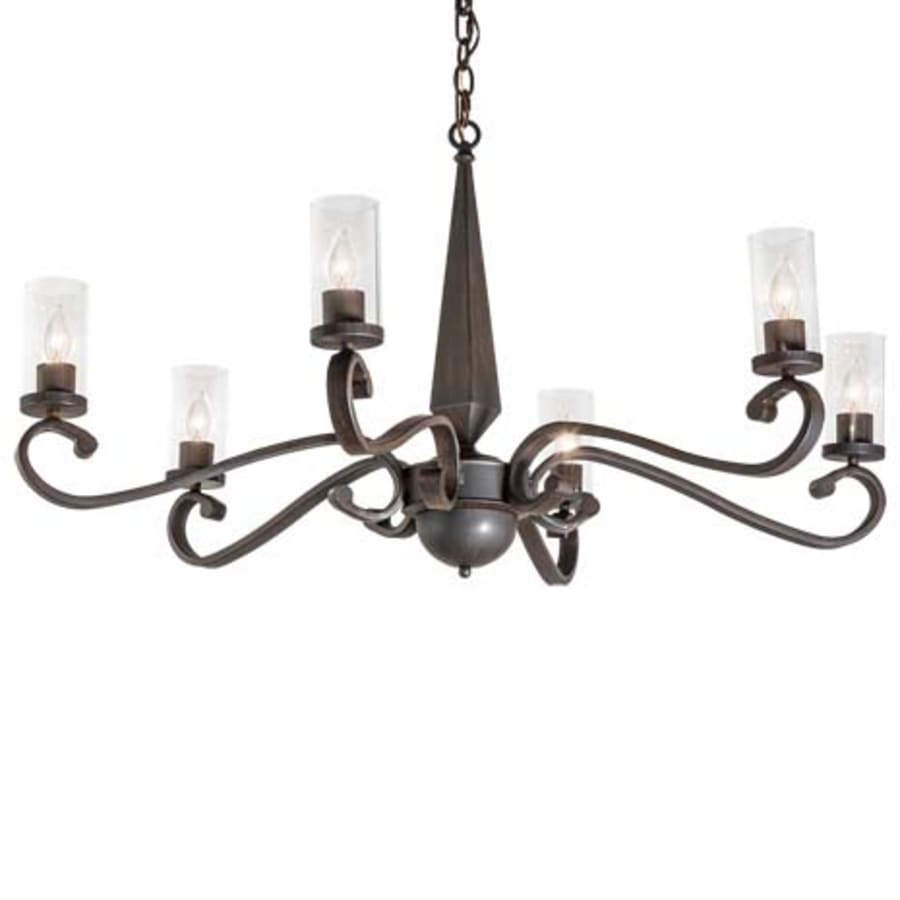 Meyda Tiffany Muirfield 6 Light 42" Wide Chandelier
