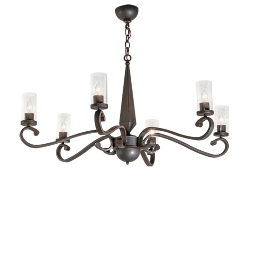 Meyda Tiffany Muirfield 6 Light 42" Wide Chandelier