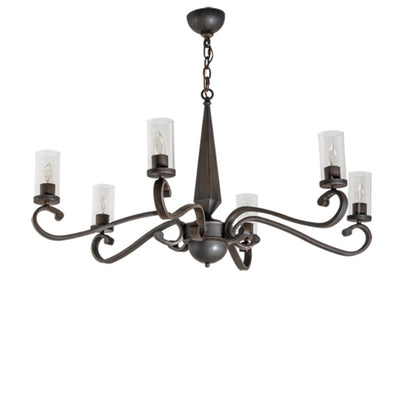 Meyda Tiffany Muirfield 6 Light 42" Wide Chandelier