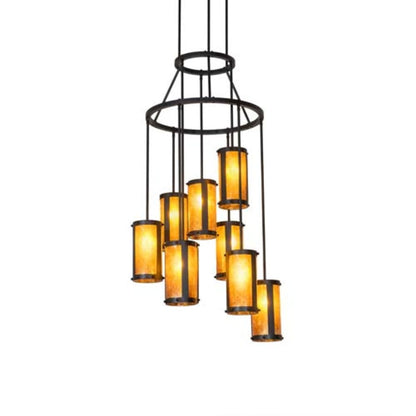 Meyda Tiffany Cartier 9 Light 30" Wide Ring Chandelier