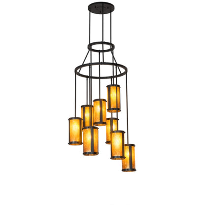 Meyda Tiffany Cartier 9 Light 30" Wide Ring Chandelier