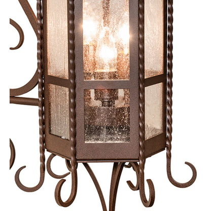Meyda Tiffany 3 Light 36" Tall Wall Sconce