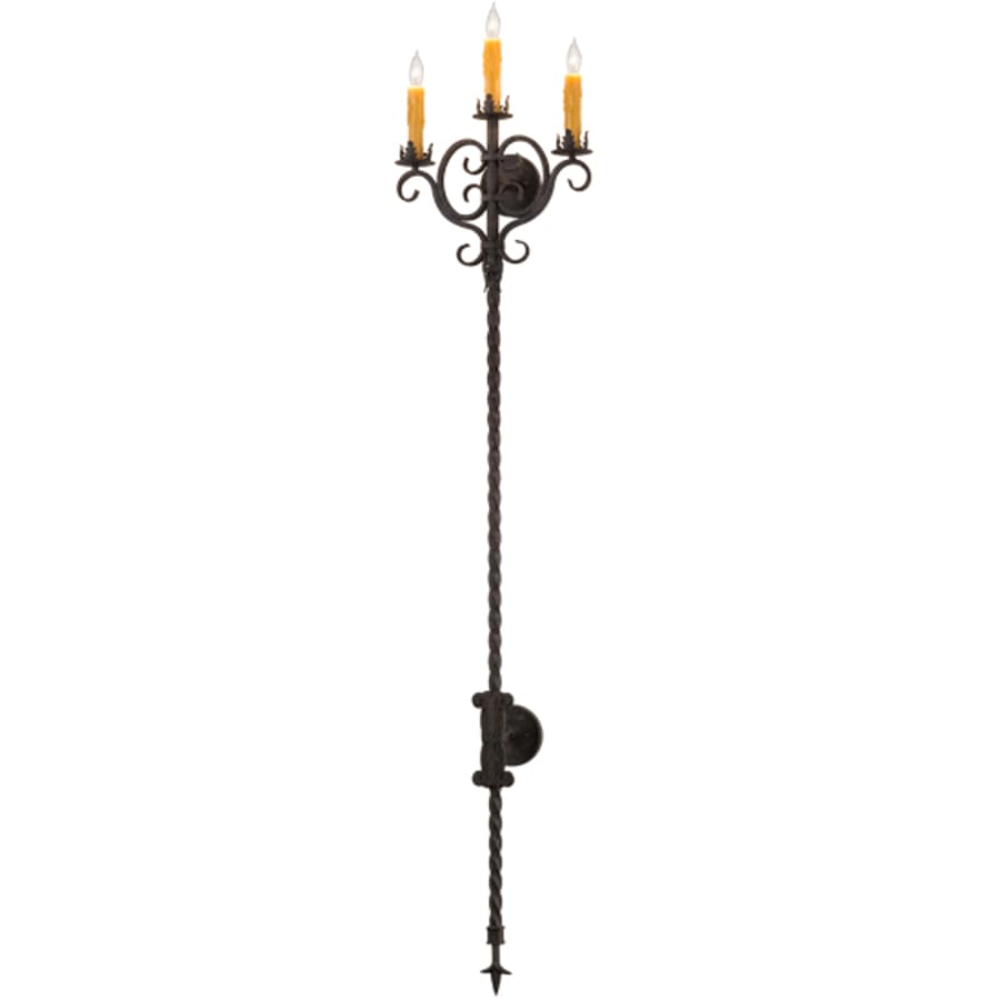 Meyda Tiffany 3 Light 74" Tall Wall Sconce